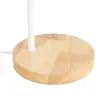 LEDTM® RIBBON 01574 Μοντέρνο Επιτραπέζιο Φωτιστικό Πορτατίφ με Ντουί 1 x E27 AC 220-240V IP20 - Λευκό & Μπεζ - Μ15 x Π30 x Υ49cm - Image 7