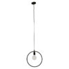LEDTM® OMICRON 01578 Μοντέρνο Κρεμαστό Φωτιστικό Οροφής με Ντουί 1 x E27 AC 220-240V IP20 - Μαύρο - Μ33 x Π4 x Υ33cm - Image 2