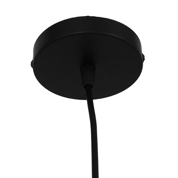 LEDTM® OMICRON 01578 Μοντέρνο Κρεμαστό Φωτιστικό Οροφής με Ντουί 1 x E27 AC 220-240V IP20 - Μαύρο - Μ33 x Π4 x Υ33cm - Image 7