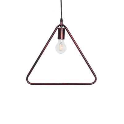 Alternative view of LEDTM® DELTA 01581 Μοντέρνο Κρεμαστό Φωτιστικό Οροφής με Ντουί 1 x E27 AC 220-240V IP20 - Χάλκινο - Μ37 x Π4 x Υ33cm