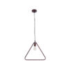 LEDTM® DELTA 01581 Μοντέρνο Κρεμαστό Φωτιστικό Οροφής με Ντουί 1 x E27 AC 220-240V IP20 - Χάλκινο - Μ37 x Π4 x Υ33cm - Image 4