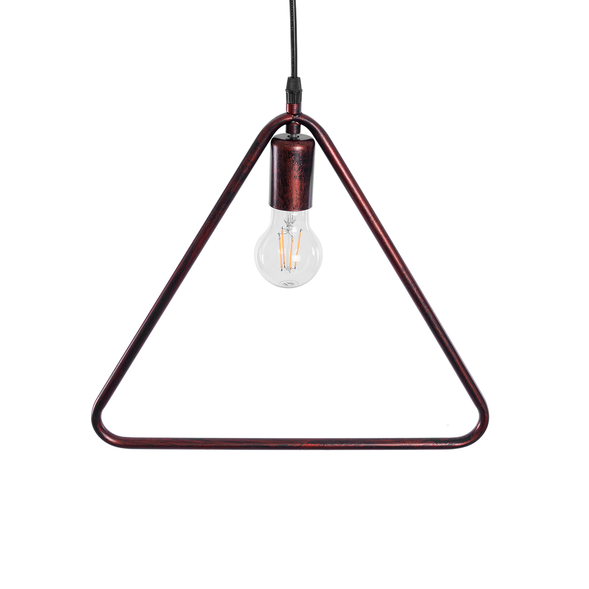 LEDTM® DELTA 01581 Μοντέρνο Κρεμαστό Φωτιστικό Οροφής με Ντουί 1 x E27 AC 220-240V IP20 - Χάλκινο - Μ37 x Π4 x Υ33cm - Image 5