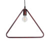 LEDTM® DELTA 01581 Μοντέρνο Κρεμαστό Φωτιστικό Οροφής με Ντουί 1 x E27 AC 220-240V IP20 - Χάλκινο - Μ37 x Π4 x Υ33cm - Image 6