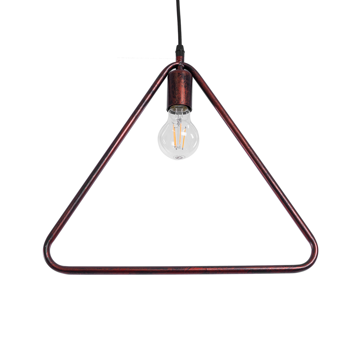 LEDTM® DELTA 01581 Μοντέρνο Κρεμαστό Φωτιστικό Οροφής με Ντουί 1 x E27 AC 220-240V IP20 - Χάλκινο - Μ37 x Π4 x Υ33cm - Image 6