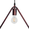 LEDTM® DELTA 01581 Μοντέρνο Κρεμαστό Φωτιστικό Οροφής με Ντουί 1 x E27 AC 220-240V IP20 - Χάλκινο - Μ37 x Π4 x Υ33cm - Image 7