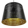 LEDTM® ACCADEMIA 01584 Μοντέρνο Κρεμαστό Φωτιστικό Οροφής με Ντουί 1 x E27 AC 220-240V IP20 - Μαύρο & Χρυσό - Μ35 x Π35 x Y25cm - Image 6