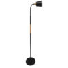 LEDTM® RIBBON 01585 Μοντέρνο Επιδαπέδιο Φωτιστικό με Ντουί 1 x E27 AC 220-240V IP20 - Μαύρο & Μπεζ - Μ13 x Π13 x Υ164cm - Image 5