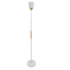 LEDTM® RIBBON 01586 Μοντέρνο Επιδαπέδιο Φωτιστικό με Ντουί 1 x E27 AC 220-240V IP20 - Λευκό & Μπεζ - Μ13 x Π13 x Υ164cm - Image 6
