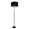 LEDTM® IMPERIAL 01587 Μοντέρνο Επιδαπέδιο Φωτιστικό με Ντουί 1 x E27 AC 220-240V IP20 - Μαύρο - Μ100 x Π34 x Υ187cm - Image 3