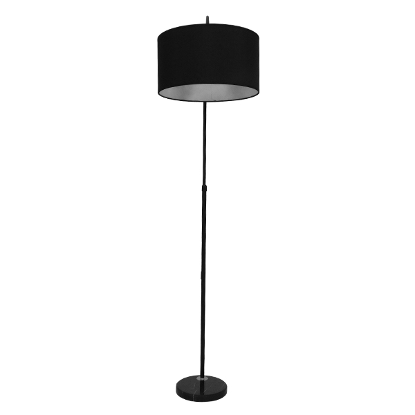 LEDTM® IMPERIAL 01587 Μοντέρνο Επιδαπέδιο Φωτιστικό με Ντουί 1 x E27 AC 220-240V IP20 - Μαύρο - Μ100 x Π34 x Υ187cm - Image 3