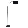 LEDTM® IMPERIAL 01587 Μοντέρνο Επιδαπέδιο Φωτιστικό με Ντουί 1 x E27 AC 220-240V IP20 - Μαύρο - Μ100 x Π34 x Υ187cm - Image 6
