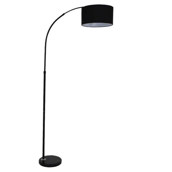 LEDTM® IMPERIAL 01587 Μοντέρνο Επιδαπέδιο Φωτιστικό με Ντουί 1 x E27 AC 220-240V IP20 - Μαύρο - Μ100 x Π34 x Υ187cm - Image 6