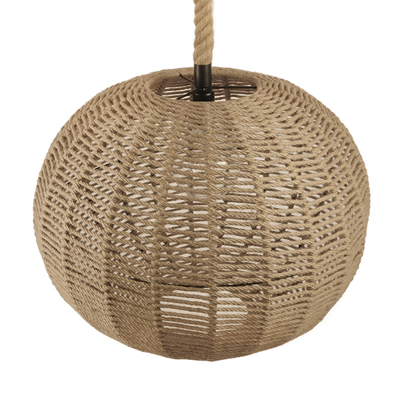 LEDTM® MANDALA 01593 Vintage Κρεμαστό Φωτιστικό Οροφής με Ντουί 1 x E27 AC 220-240V IP20 - Μπεζ - Μ60 x Π60 x Υ45cm - Image 4