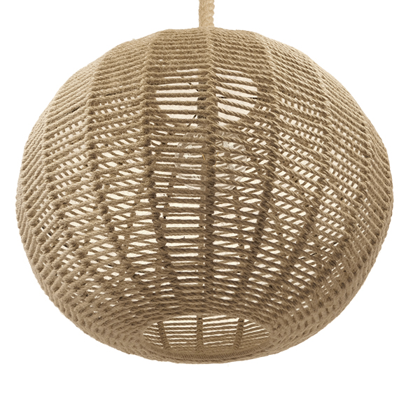 LEDTM® MANDALA 01593 Vintage Κρεμαστό Φωτιστικό Οροφής με Ντουί 1 x E27 AC 220-240V IP20 - Μπεζ - Μ60 x Π60 x Υ45cm - Image 5