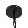 LEDTM® BALANCE 01596 Vintage Κρεμαστό Φωτιστικό Οροφής με Ντουί 1 x E27 AC 220-240V IP20 - Μαύρο & Μπεζ - Μ35 x Π35 x Υ36cm - Image 10