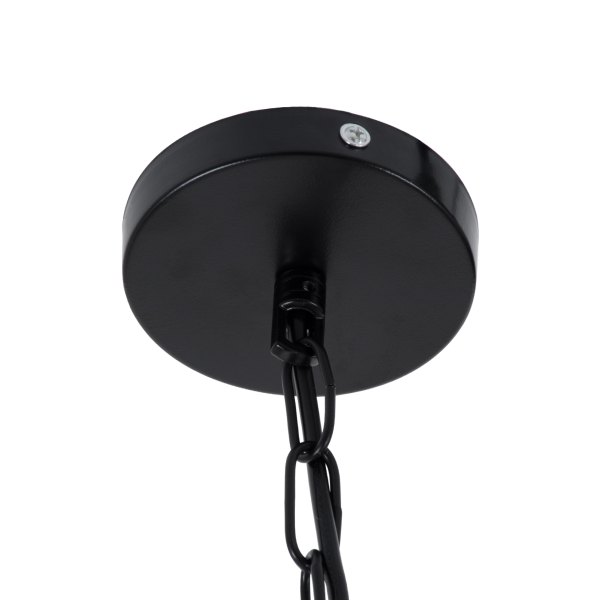 LEDTM® BALANCE 01596 Vintage Κρεμαστό Φωτιστικό Οροφής με Ντουί 1 x E27 AC 220-240V IP20 - Μαύρο & Μπεζ - Μ35 x Π35 x Υ36cm - Image 10