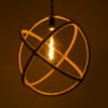 LEDTM® BELLE 01597 Vintage Κρεμαστό Φωτιστικό Οροφής με Ντουί 1 x E27 AC 220-240V IP20 - Μπεζ - Μ56 x Π56 x Y58cm - Image 3