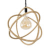 LEDTM® BELLE 01597 Vintage Κρεμαστό Φωτιστικό Οροφής με Ντουί 1 x E27 AC 220-240V IP20 - Μπεζ - Μ56 x Π56 x Y58cm - Image 8