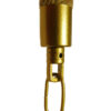 LEDTM® LUXOR 01598 Vintage Κρεμαστό Φωτιστικό Οροφής με Ντουί 3 x E14 AC 220-240V IP20 - Χρυσό & Μπεζ - Μ75 x Π13 x Y18cm - Image 6