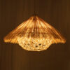 LEDTM® CHEOPE 01599 Boho Κρεμαστό Φωτιστικό Οροφής με Ντουί 1 x E27 AC 220-240V IP20 - Μπεζ - Μ45 x Π45 x Υ35cm - Image 3