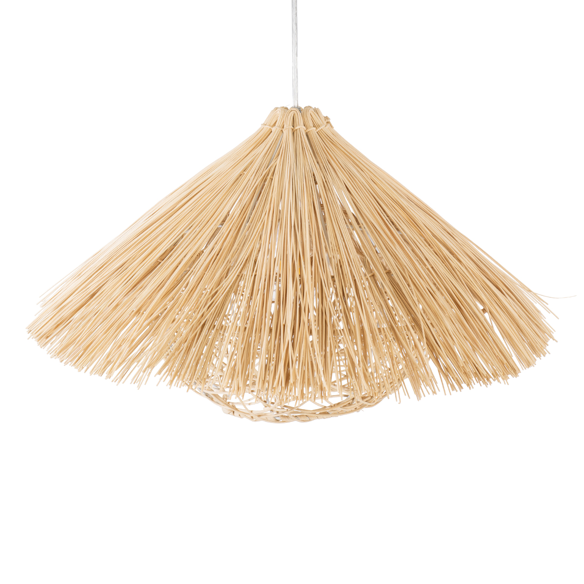 LEDTM® CHEOPE 01599 Boho Κρεμαστό Φωτιστικό Οροφής με Ντουί 1 x E27 AC 220-240V IP20 - Μπεζ - Μ45 x Π45 x Υ35cm - Image 7