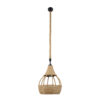 LEDTM® KUBRIC 01605 Boho Κρεμαστό Φωτιστικό Οροφής με Ντουί 1 x E27 AC 220-240V IP20 - Μπεζ - Μ30 x Π30 x Y40cm - Image 4