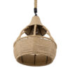 LEDTM® KUBRIC 01605 Boho Κρεμαστό Φωτιστικό Οροφής με Ντουί 1 x E27 AC 220-240V IP20 - Μπεζ - Μ30 x Π30 x Y40cm - Image 6
