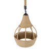 LEDTM® KUBRIC 01605 Boho Κρεμαστό Φωτιστικό Οροφής με Ντουί 1 x E27 AC 220-240V IP20 - Μπεζ - Μ30 x Π30 x Y40cm - Image 7