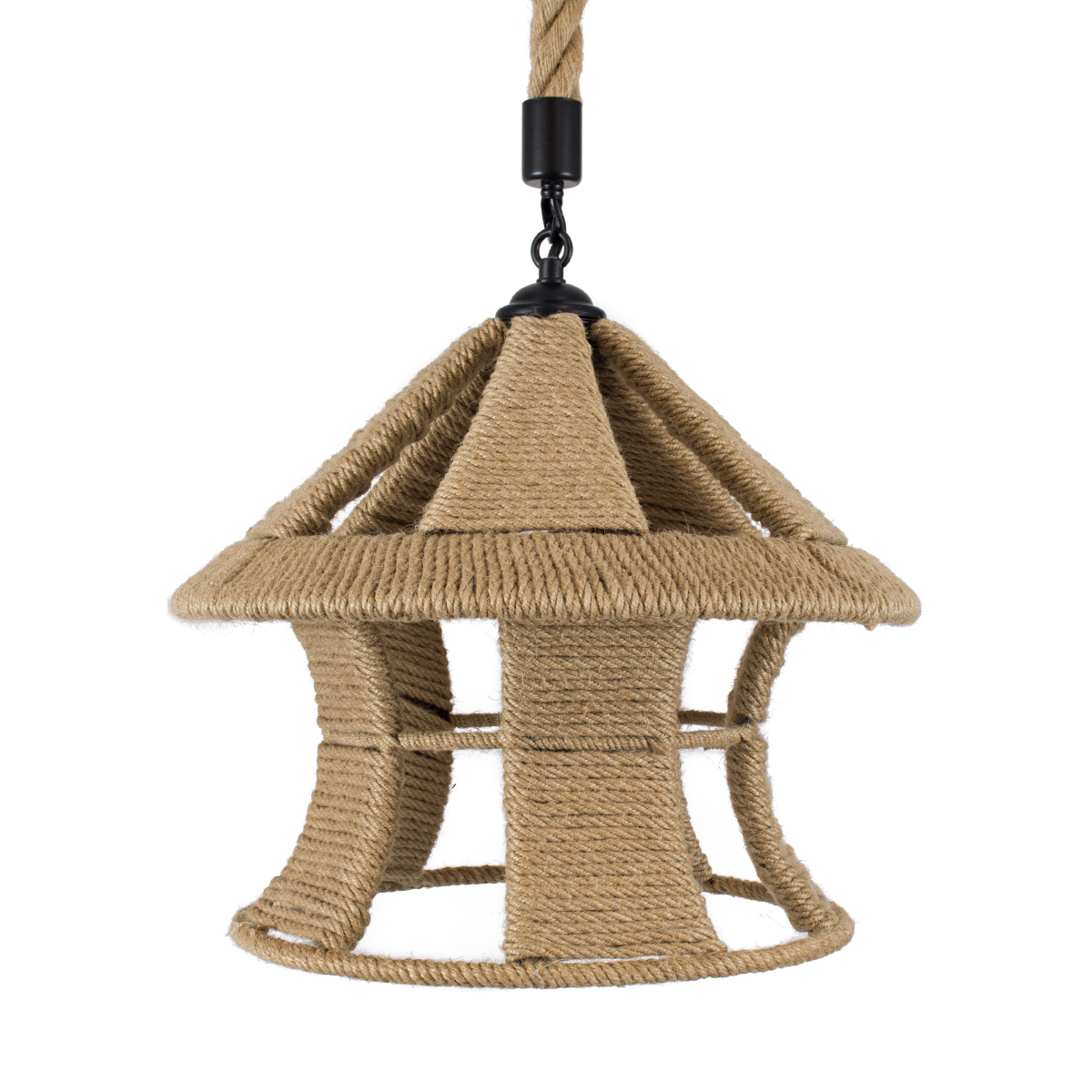 LEDTM® SOLITARIO 01606 Boho Κρεμαστό Φωτιστικό Οροφής με Ντουί 1 x E27 AC 220-240V IP20 - Μπεζ - Μ36 x Π36 x Y30cm - Image 5