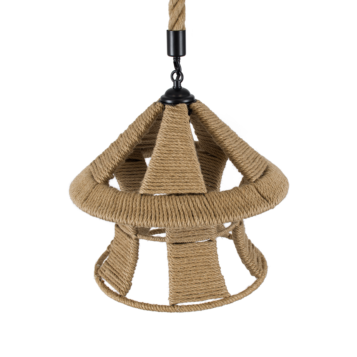 LEDTM® SOLITARIO 01606 Boho Κρεμαστό Φωτιστικό Οροφής με Ντουί 1 x E27 AC 220-240V IP20 - Μπεζ - Μ36 x Π36 x Y30cm - Image 7