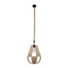 LEDTM® POLIA 01608 Boho Κρεμαστό Φωτιστικό Οροφής με Ντουί 1 x E27 AC 220-240V IP20 - Μπεζ - Μ30 x Π30 x Y42cm - Image 4