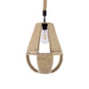 LEDTM® POLIA 01608 Boho Κρεμαστό Φωτιστικό Οροφής με Ντουί 1 x E27 AC 220-240V IP20 - Μπεζ - Μ30 x Π30 x Y42cm - Image 5
