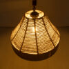 LEDTM® DOGMA 01609 Boho Κρεμαστό Φωτιστικό Οροφής με Ντουί 1 x E27 AC 220-240V IP20 - Μπεζ - Μ38 x Π38 x Υ28cm - Image 12