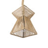 LEDTM® ROUGE 01611 Boho Κρεμαστό Φωτιστικό Οροφής με Ντουί 1 x E27 AC 220-240V IP20 - Μπεζ - Μ21 x Π21 x Y27cm - Image 6