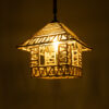 LEDTM® SPIKY 01613 Boho Κρεμαστό Φωτιστικό Οροφής με Ντουί 1 x E27 AC 220-240V IP20 - Μπεζ - Μ43 x Π43 x Y28cm - Image 3