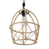 LEDTM® TELAN 01615 Vintage Κρεμαστό Φωτιστικό Οροφής με Ντουί 1 x E27 AC 220-240V IP20 - Μπεζ - Μ30 x Π30 x Υ38cm - Image 6