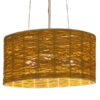 LEDTM® INCASS 01630 Vintage Κρεμαστό Φωτιστικό Οροφής με Ντουί 3 x E27 AC 220-240V IP20 - Μπεζ - Μ40 x Π40 x Υ22cm - Image 2