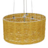 LEDTM® INCASS 01630 Vintage Κρεμαστό Φωτιστικό Οροφής με Ντουί 3 x E27 AC 220-240V IP20 - Μπεζ - Μ40 x Π40 x Υ22cm - Image 5