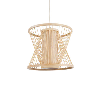 Alternative view of LEDTM® HIBISCUS 01632 Boho Κρεμαστό Φωτιστικό Οροφής με Ντουί 1 x E27 AC 220-240V IP20 - Μπεζ - Μ35 x Π35 x Y30cm