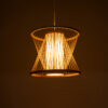 LEDTM® HIBISCUS 01632 Boho Κρεμαστό Φωτιστικό Οροφής με Ντουί 1 x E27 AC 220-240V IP20 - Μπεζ - Μ35 x Π35 x Y30cm - Image 3