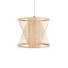 LEDTM® HIBISCUS 01632 Boho Κρεμαστό Φωτιστικό Οροφής με Ντουί 1 x E27 AC 220-240V IP20 - Μπεζ - Μ35 x Π35 x Y30cm - Image 5