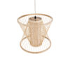 LEDTM® HIBISCUS 01632 Boho Κρεμαστό Φωτιστικό Οροφής με Ντουί 1 x E27 AC 220-240V IP20 - Μπεζ - Μ35 x Π35 x Y30cm - Image 8