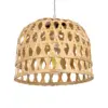 LEDTM® MANGEA 01634 Boho Κρεμαστό Φωτιστικό Οροφής με Ντουί 1 x E27 AC 220-240V IP20 - Μπεζ - Μ32 x Π32 x Υ30cm - Image 2