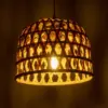 LEDTM® MANGEA 01634 Boho Κρεμαστό Φωτιστικό Οροφής με Ντουί 1 x E27 AC 220-240V IP20 - Μπεζ - Μ32 x Π32 x Υ30cm - Image 3