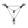 LEDTM® SENTINEL 01636 Μοντέρνο Φωτιστικό Οροφής με Ντουί 10 x E27 AC 220-240V IP20 - Μαύρο & Διάφανο - Μ105 x Π80 x Υ90cm - Image 7