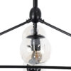LEDTM® SENTINEL 01636 Μοντέρνο Φωτιστικό Οροφής με Ντουί 10 x E27 AC 220-240V IP20 - Μαύρο & Διάφανο - Μ105 x Π80 x Υ90cm - Image 8