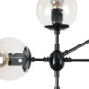 LEDTM® SENTINEL 01636 Μοντέρνο Φωτιστικό Οροφής με Ντουί 10 x E27 AC 220-240V IP20 - Μαύρο & Διάφανο - Μ105 x Π80 x Υ90cm - Image 9