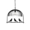 LEDTM® NEST 01640 Vintage Κρεμαστό Φωτιστικό Οροφής με Ντουί 1 x E27 AC 220-240V IP20 - Μαύρο & Πράσινο - Μ48 x Π38 x Υ40cm - Image 9