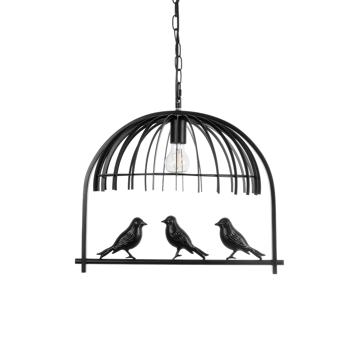 LEDTM® NEST 01640 Vintage Κρεμαστό Φωτιστικό Οροφής με Ντουί 1 x E27 AC 220-240V IP20 - Μαύρο & Πράσινο - Μ48 x Π38 x Υ40cm - Image 9