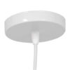 LEDTM® LITTLE MAN 01651 Μοντέρνο Κρεμαστό Φωτιστικό Οροφής με Ντουί 1 x E27 AC 220-240V IP20 - Λευκό - Μ20 x Π20 x Υ40cm - Image 6